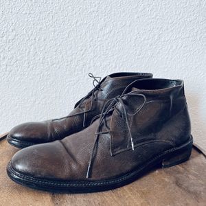 To Boot New York Adam Derrick Dark Brown Leather Chukka Boots Men's Size 11.5